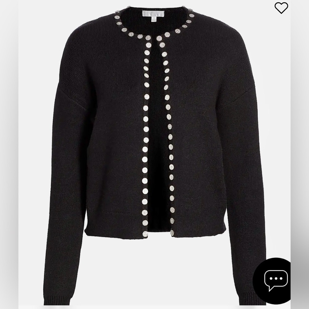 Design History Cardigan with Embellished Button Details